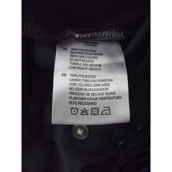 oobe Pants Womens Plus Size 20 x 29" Gray Flat Front straight leg Uniform Work - Picture 10 of 11